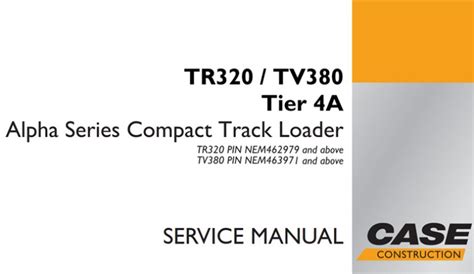 case tr320 tracks|case tr320 owners manual.